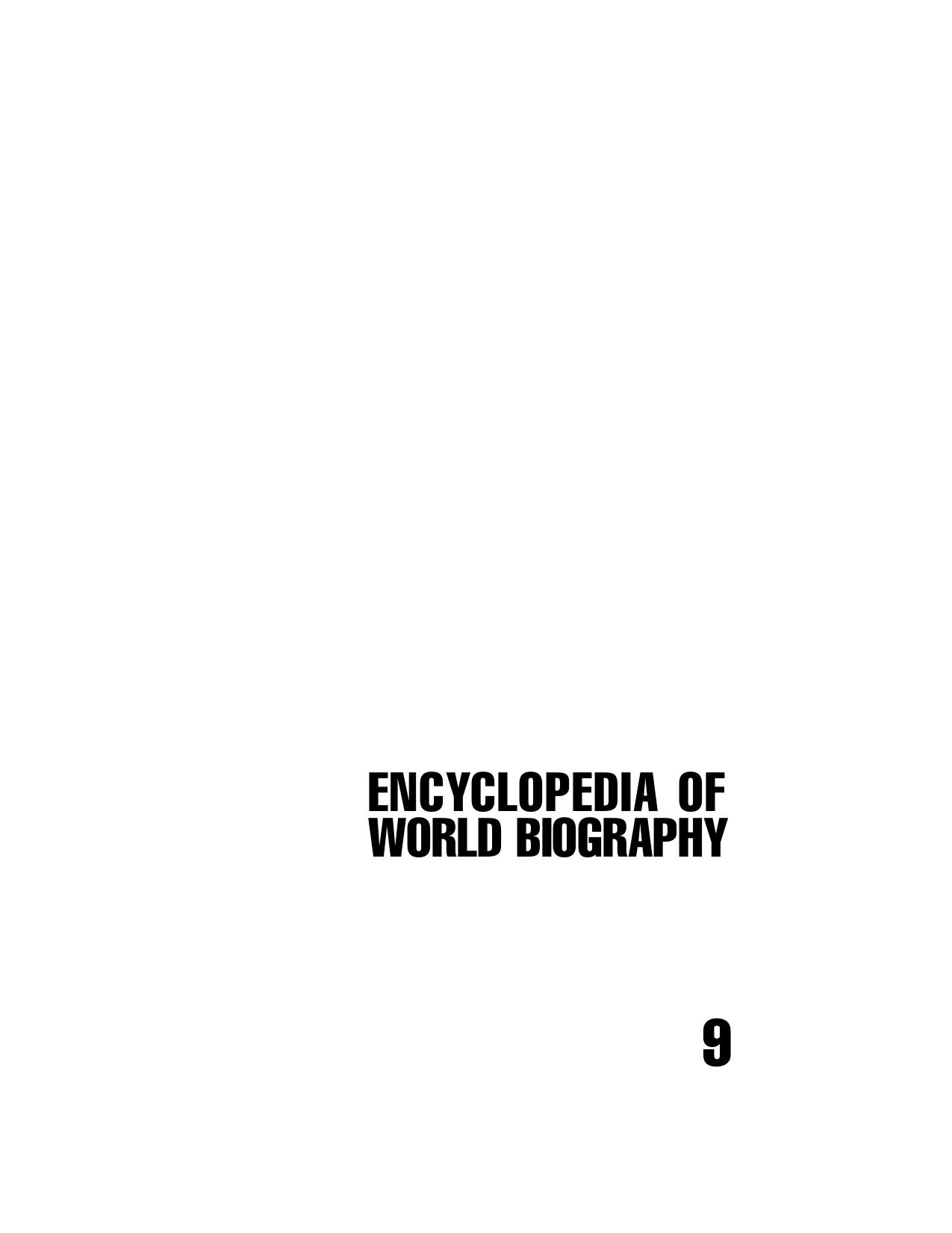 Encyclopedia of World Biography. Vol. 09. Kilpatrick- Louis by Unknown