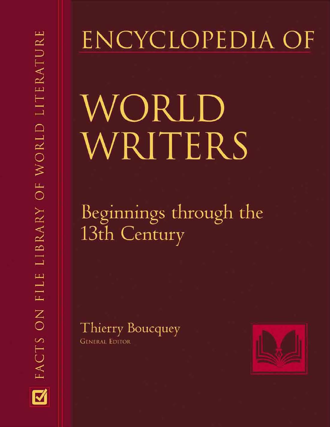Encyclopedia of World Writers by dpreston