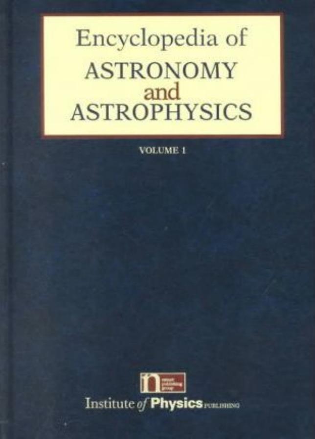 Encyclopedia of astronomy and astrophysics Vol. 1, A-Gel. by Paul Murdin