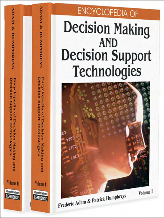 Encyclopedia of decision making and decision support technologies by Frederic Adam Frederic Adam Patrick Humphreys
