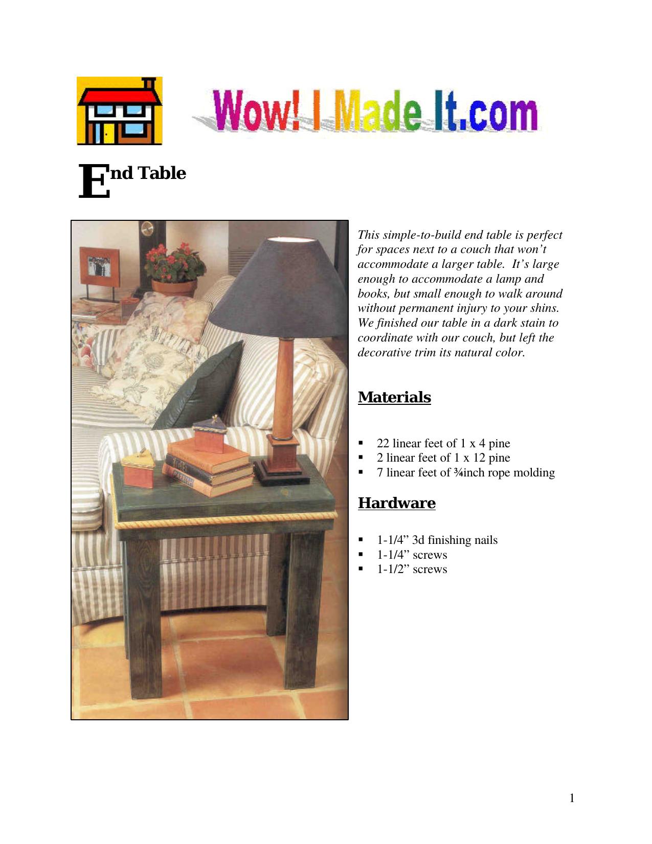 End Table by End Table 2