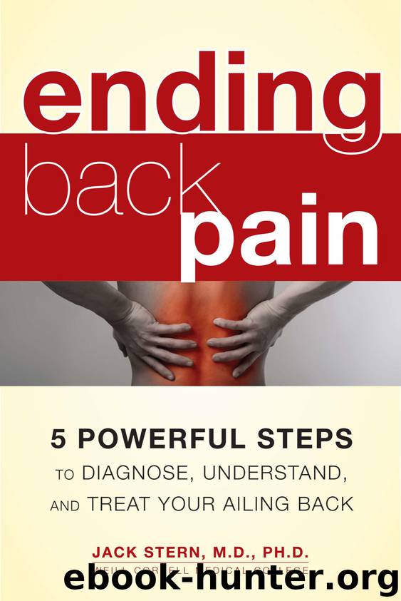 Ending Back Pain by Jack Stern M.D. Ph.D
