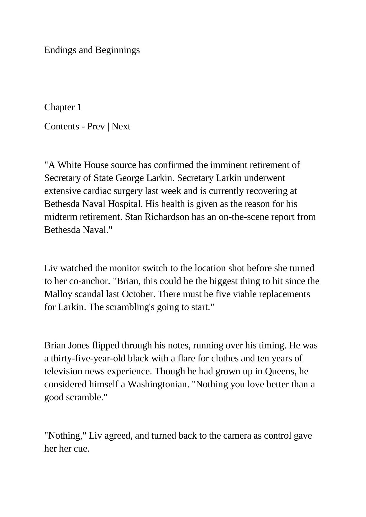 Endings and Beginnings by Nora Roberts by Unknown