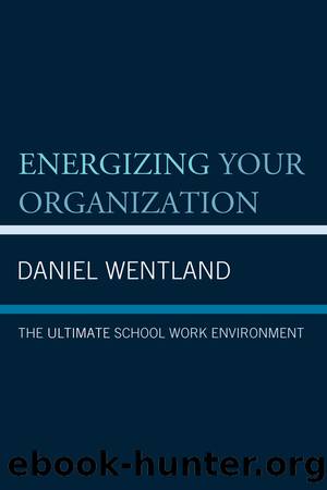 Energizing Your Organization by Wentland Daniel;