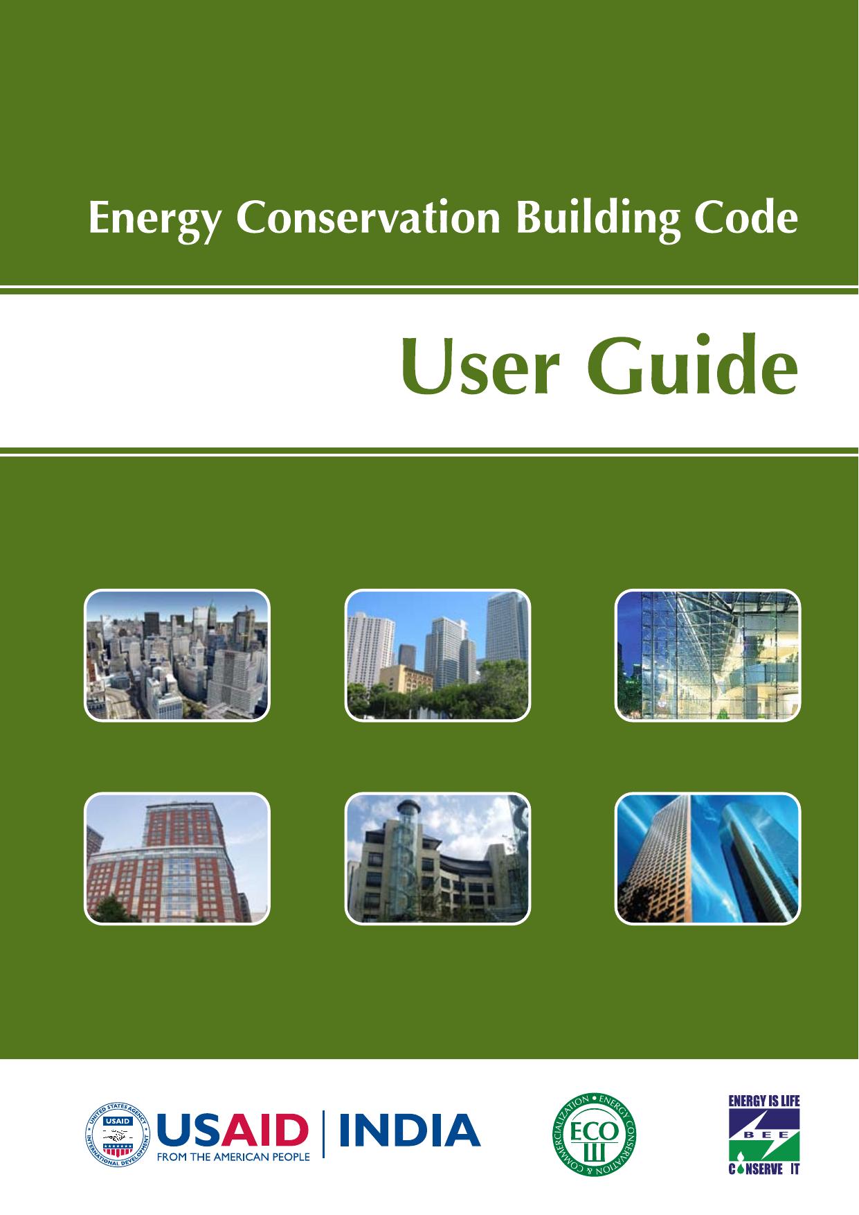 Energy Conservation Building Code User Guide for India by Bureau of Energy Efficiency india