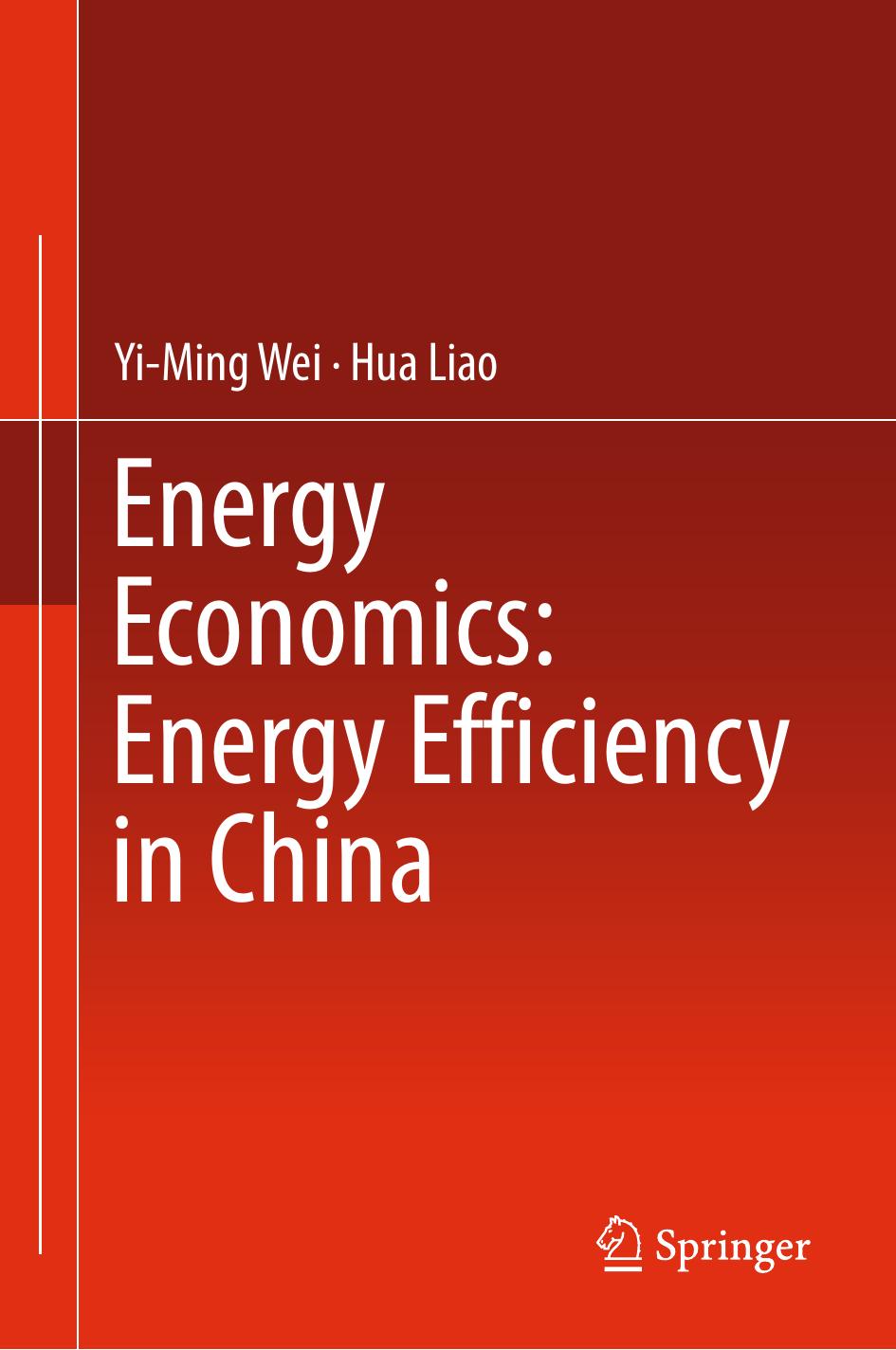 Energy Economics: Energy Efficiency in China by Yi-Ming Wei Hua Liao (auth.)