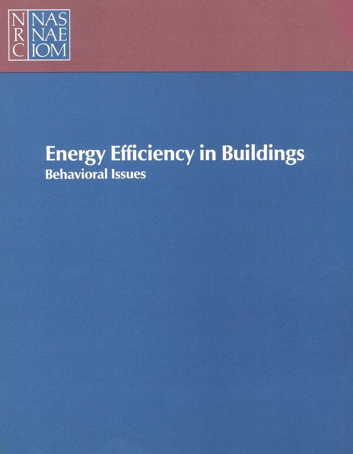 Energy Efficiency in Buildings: Behavioral Issues by Paul C.Stern