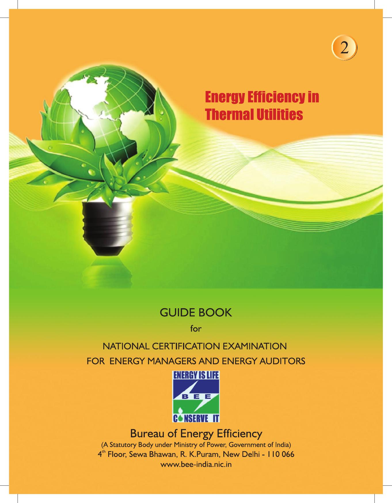 Energy Efficiency in Thermal Utilities by Bureau of Energy Efficiency India