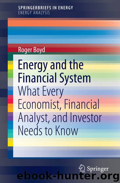 Energy and the Financial System by Roger Boyd
