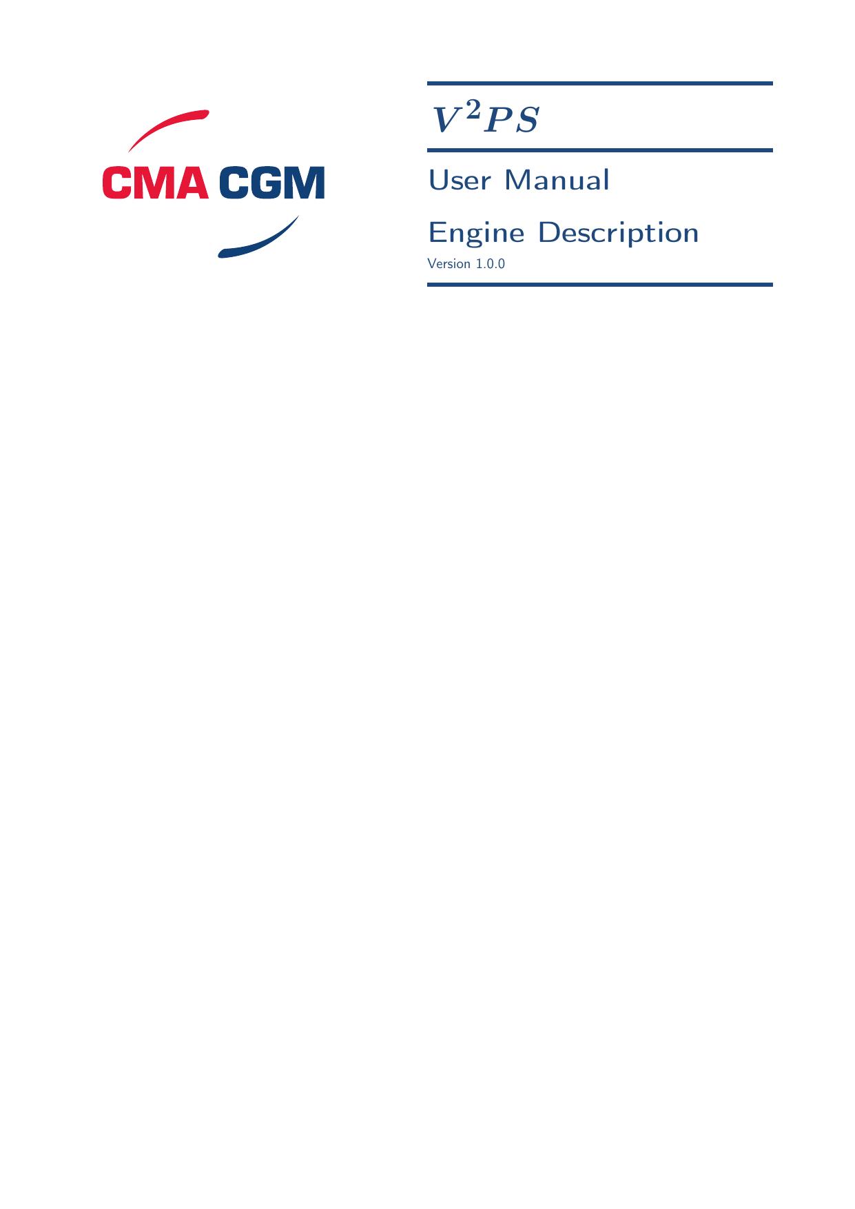 Engine Description by Cpt Sylvain Debray / Deputy Energy Manager