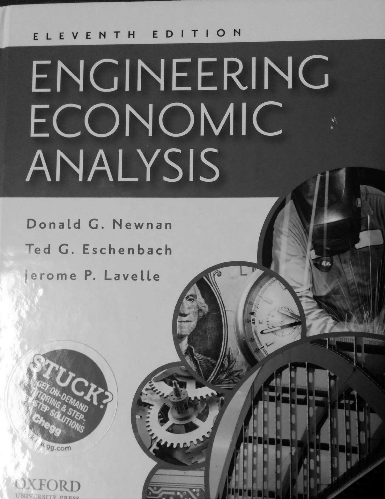 Engineering Economic Analysis by Donald Newnan Ted Eschenbach Jerome Lavelle