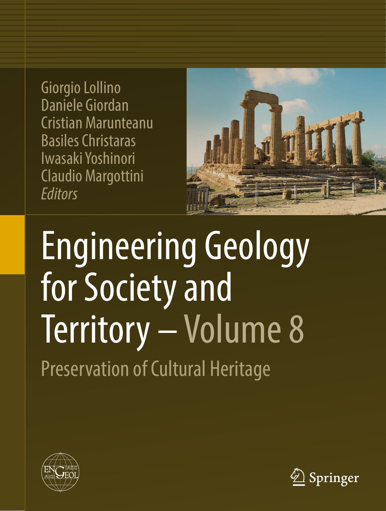 Engineering Geology for Society and Territory - Volume 8: Preservation of Cultural Heritage by unknow