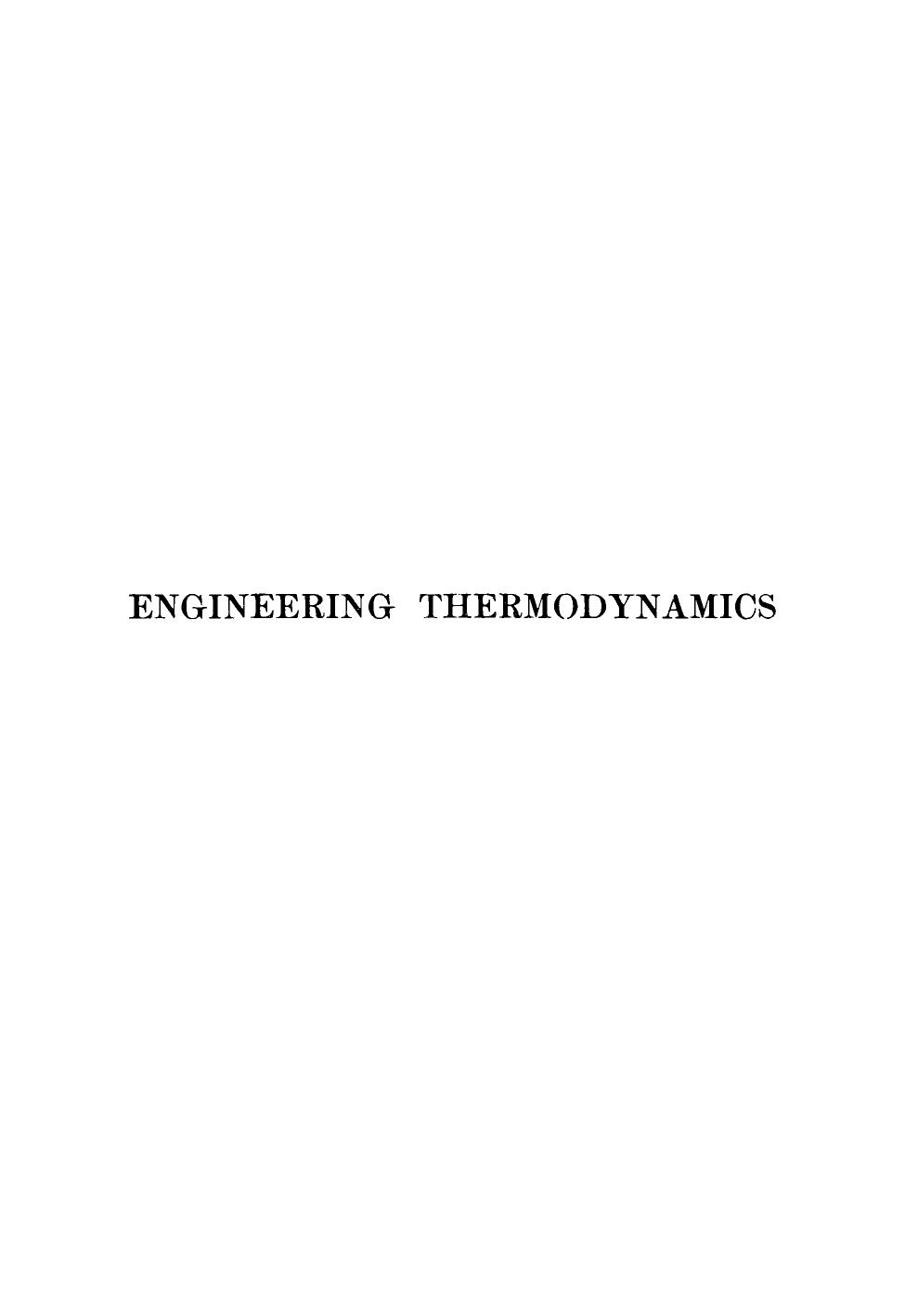 Engineering Hermodynamics by Charles Edward Lucke