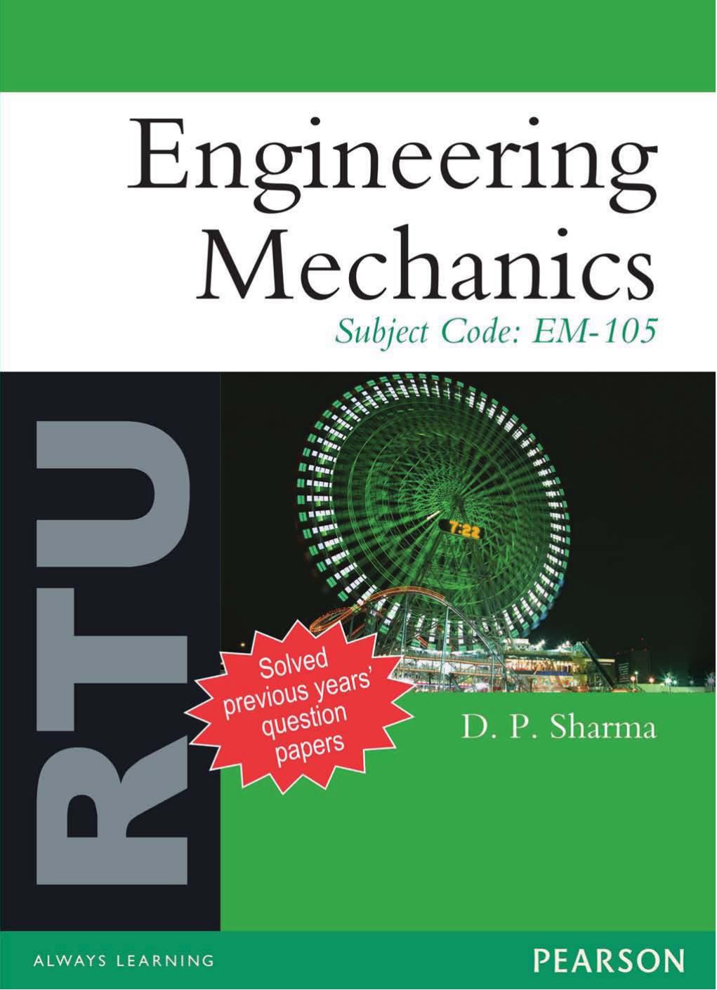 Engineering Mechanics : For RTU (Subject Code EM-105) by D. P. Sharma