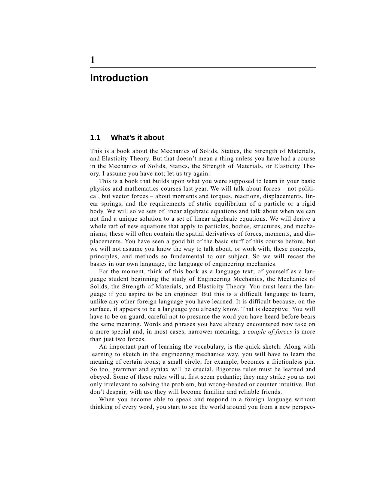 Engineering Mechanics for Structures by Louis L. Bucciarelli