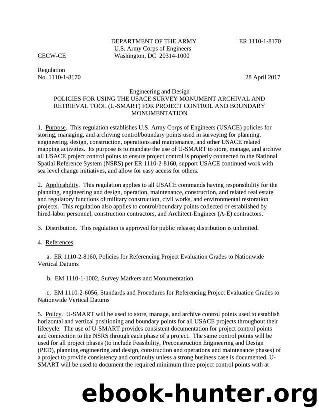 Engineering and Design by CECW-CE