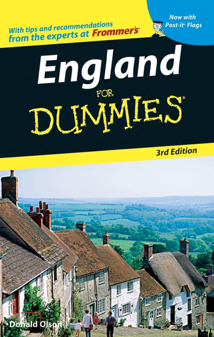 England for Dummies by Olson Donald S
