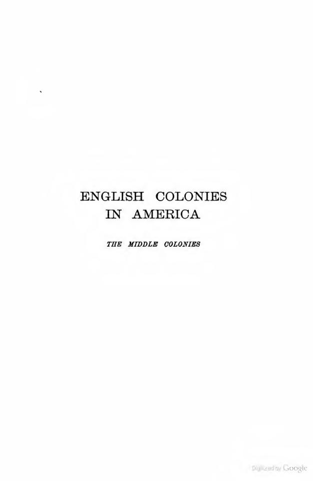 English Colonies in America by John Adam Doyle