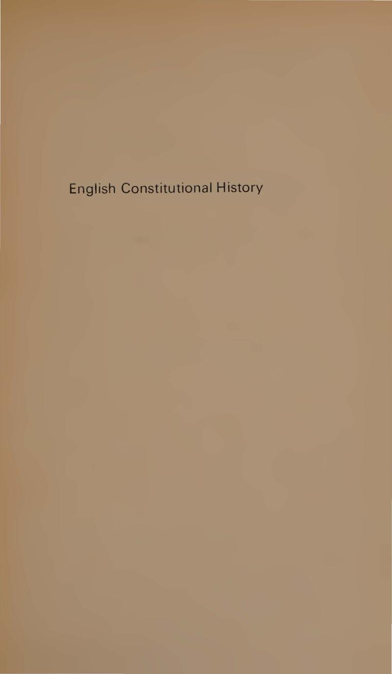 English Constitutional History by S. B. Chrimes