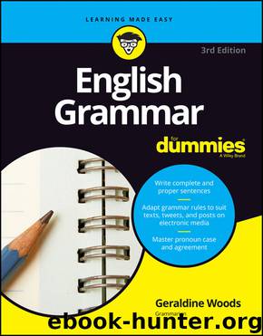 English Grammar For Dummies (For Dummies (Language & Literature)) by Woods Geraldine