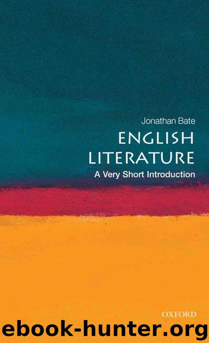 English Literature: A Very Short Introduction (Very Short Introductions) by Bate Jonathan