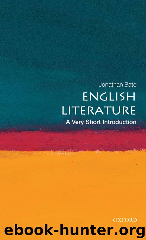 English Literature: A Very Short Introduction by Jonathan Bate