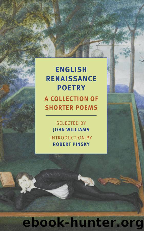 English Renaissance Poetry by John Williams