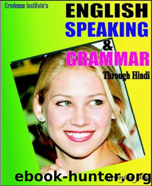 English Speaking and Grammar through Hindi by Niranjan Jha