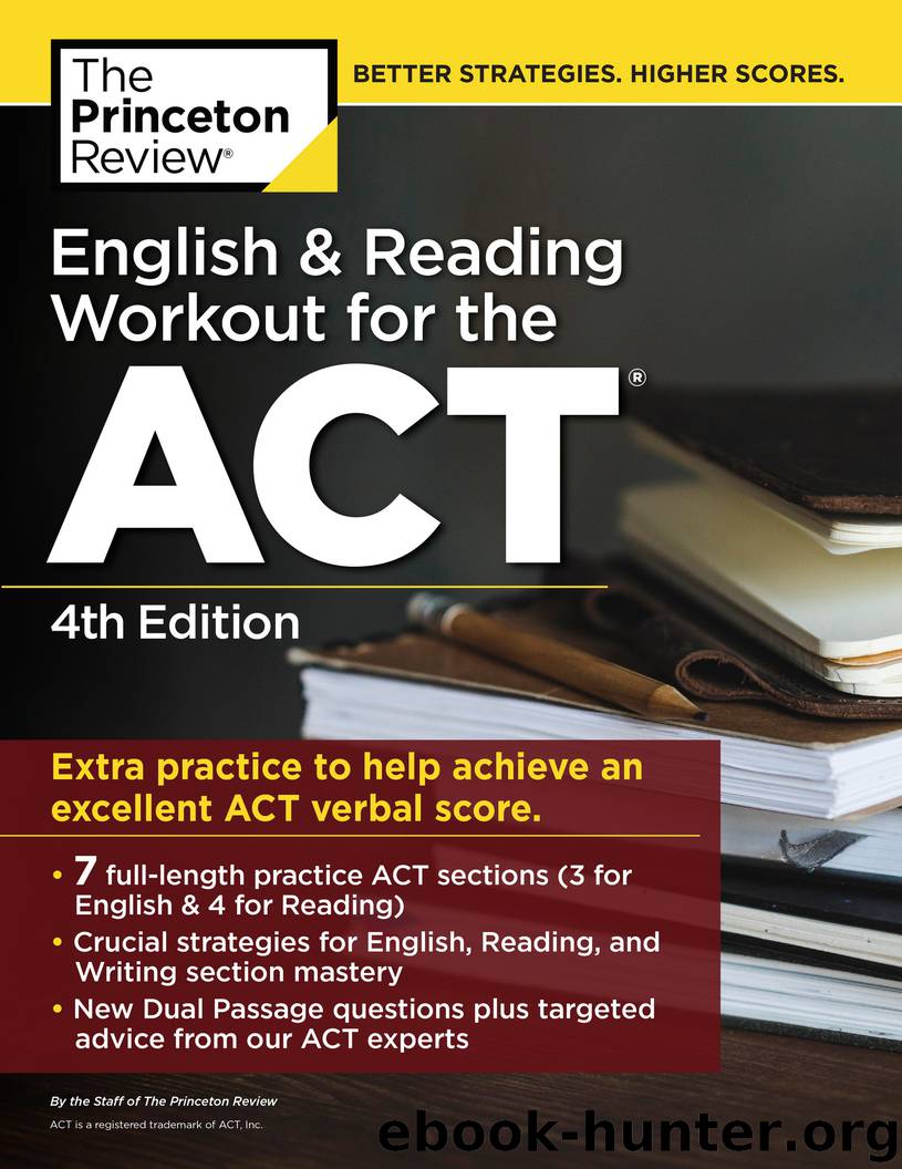 English and Reading Workout for the ACT by The Princeton Review