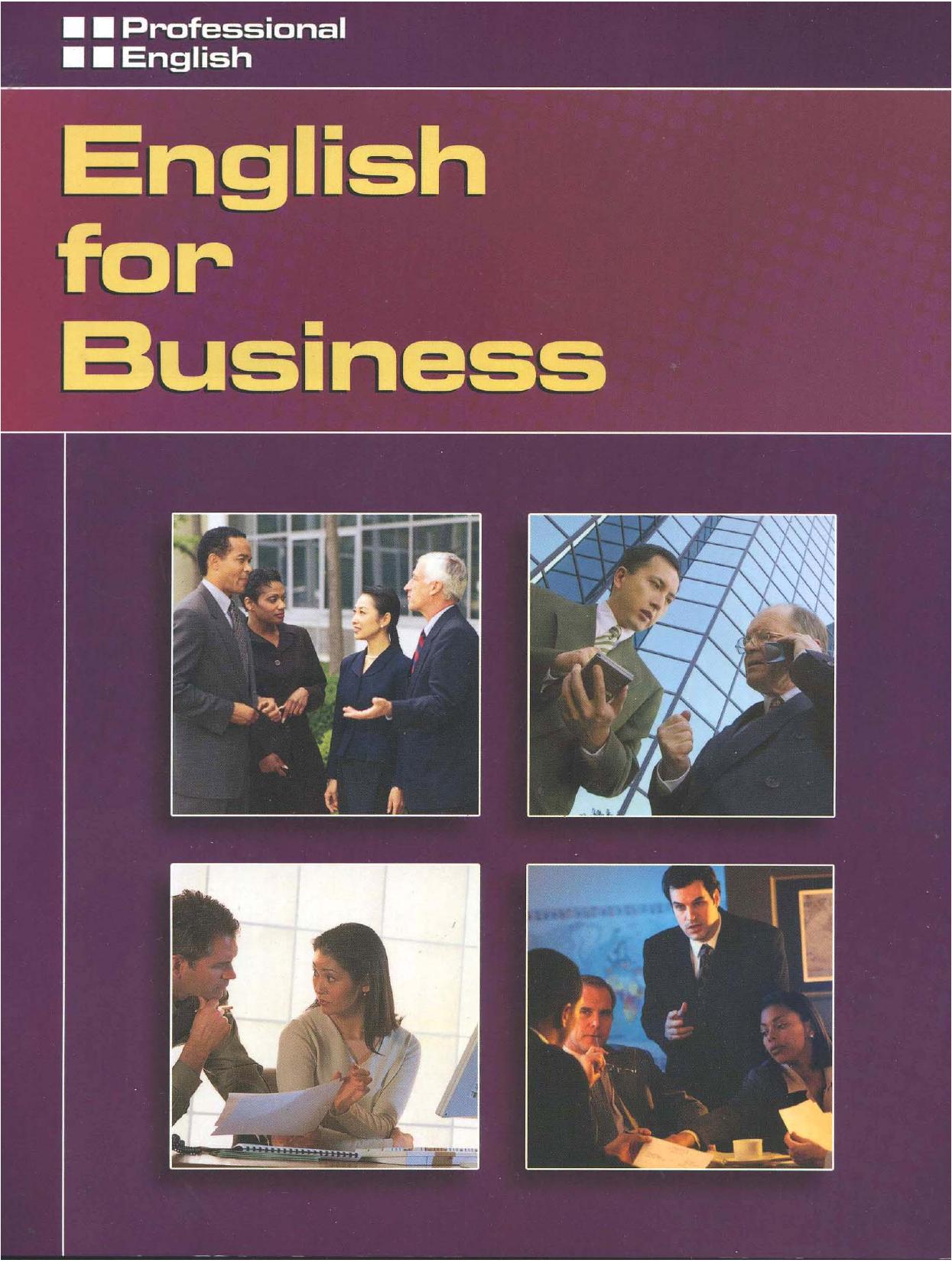 English for Business. Students' Book by O'Brien Josephine