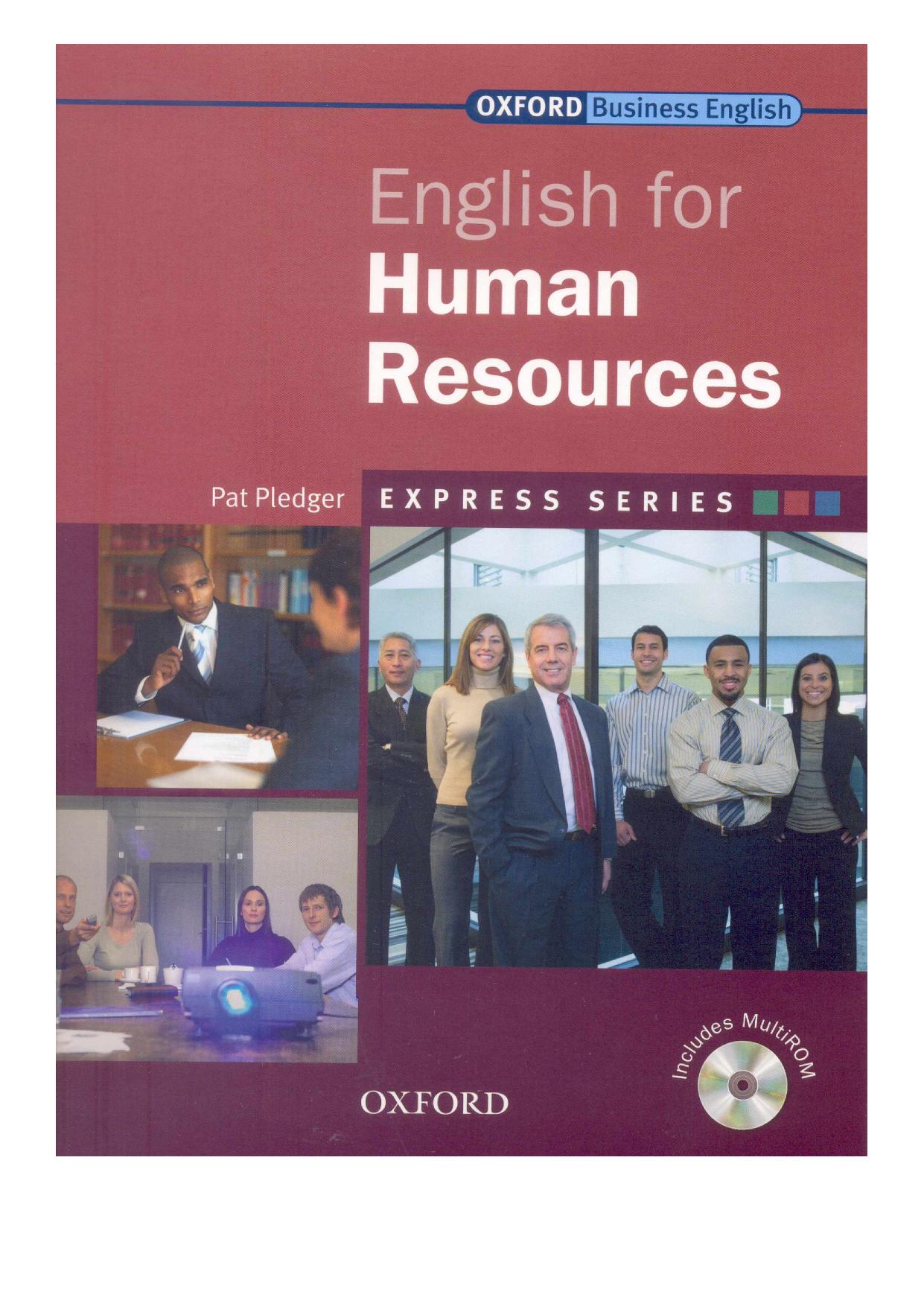 English for Human Resources(Oxford Business English)(Repost) by Pat Pledger