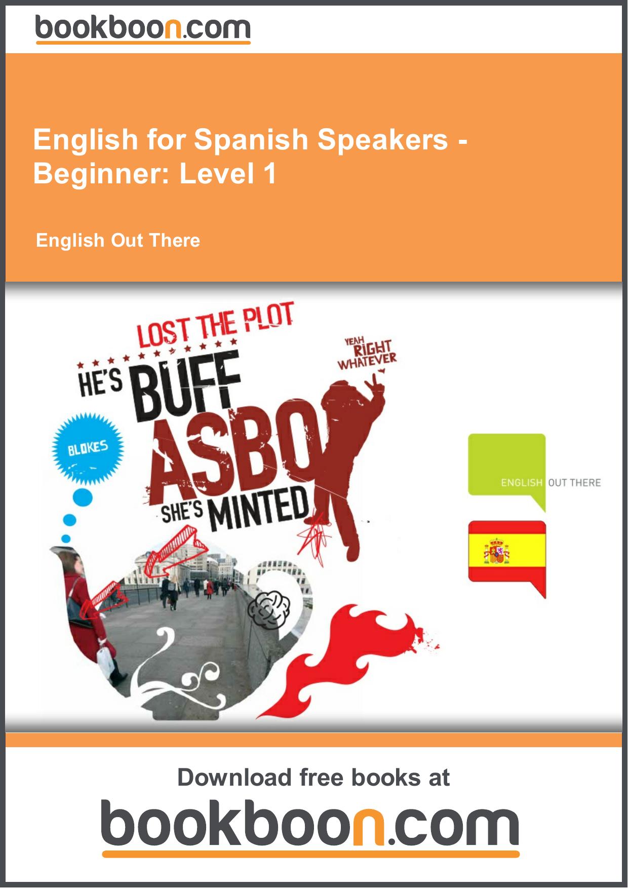 English for Spanish Speakers by Beginner Level 1