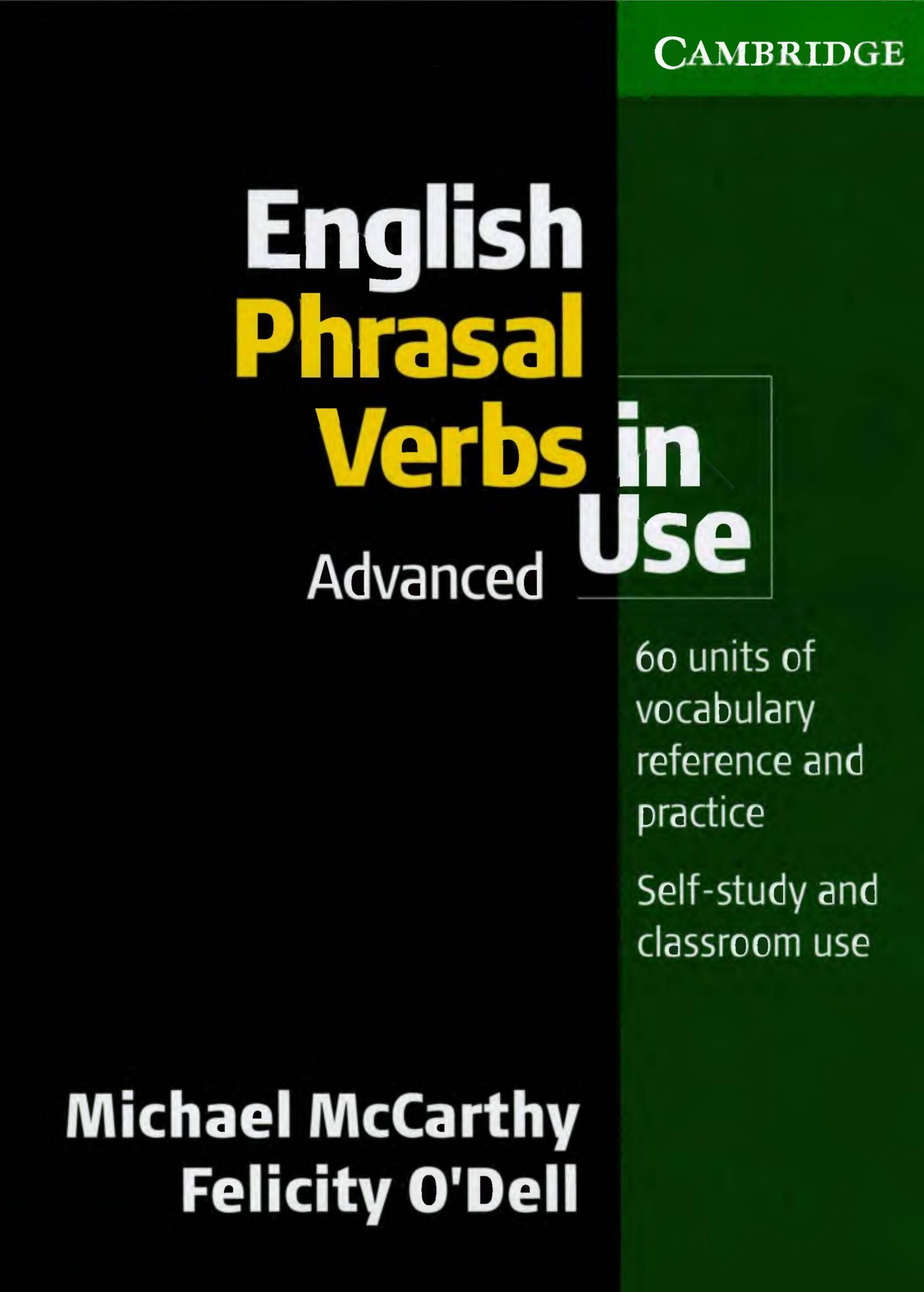 English phrasal verbs in use by advanced