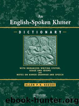 English-Spoken Khmer Dictionary by Keesee