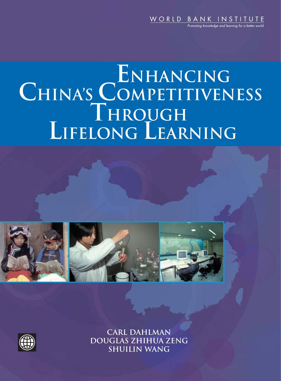 Enhancing China's Competitiveness Through Lifelong Learning (Wbi Development Studies) by Carl Dahlman Douglas Zhihua Zeng Shuilin Wang