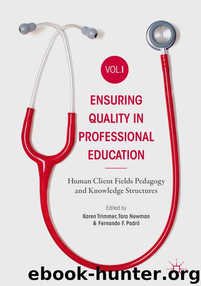 Ensuring Quality in Professional Education Volume I by Karen Trimmer & Tara Newman & Fernando F. Padró