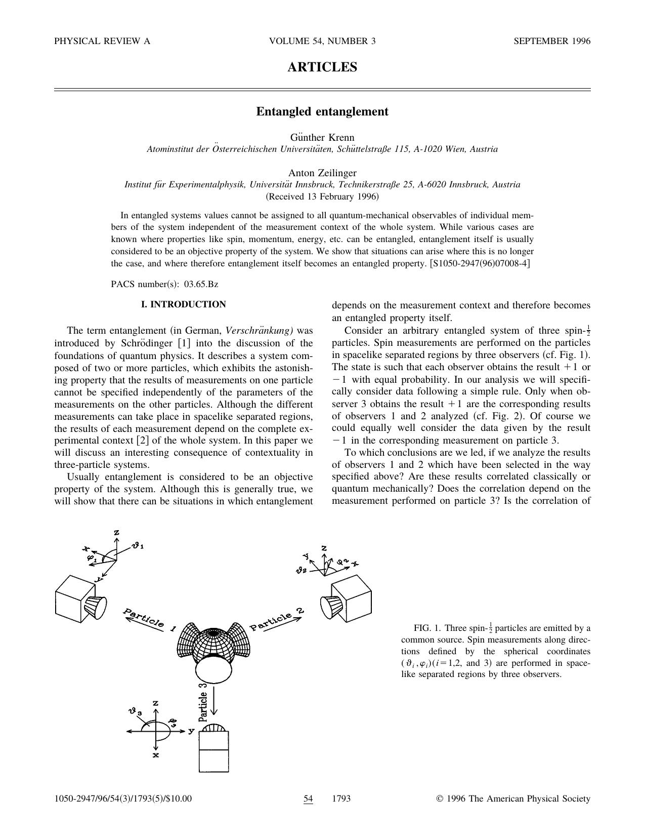 Entangled Entanglement (1996) by Unknown