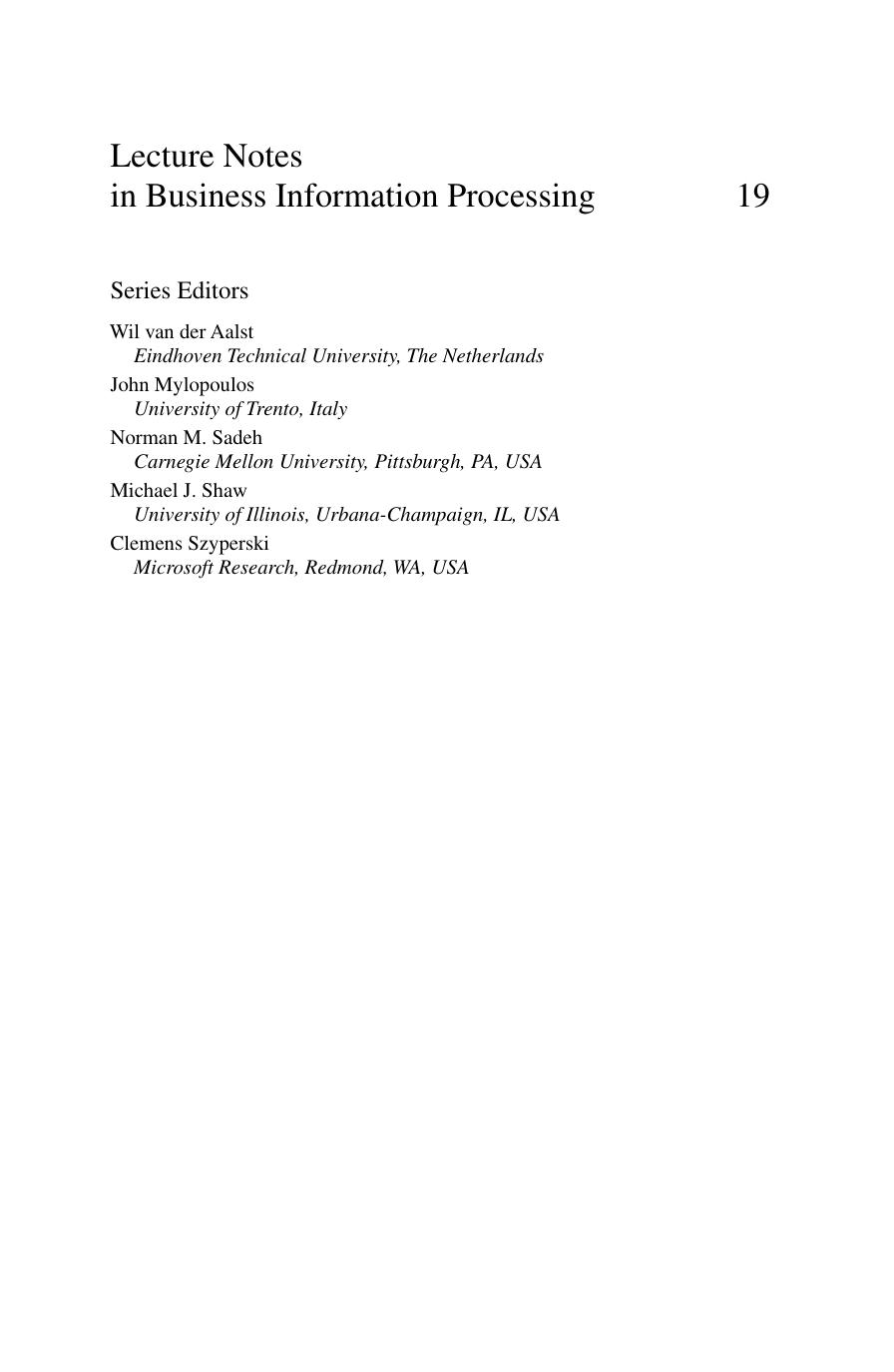 Enterprise Information Systems: 10th International Conference, ICEIS 2008, Barcelona, Spain, June 12-16, 2008, Revised Selected Papers (Lecture Notes in Business Information Processing) by Joaquim Filipe Jose Cordeiro