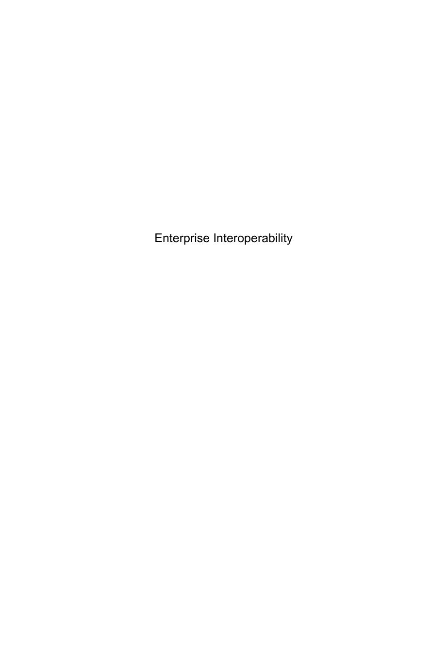 Enterprise Interoperability: Smart Services and Business Impact of Enterprise Interoperability by Unknow