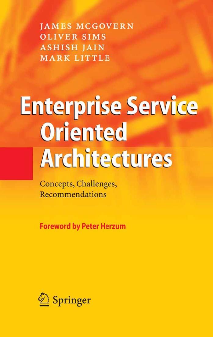 Enterprise Service Oriented Architectures: Concepts, Challenges, Recommendations (The Enterprise Series) by James McGovern Oliver Sims Ashish Jain