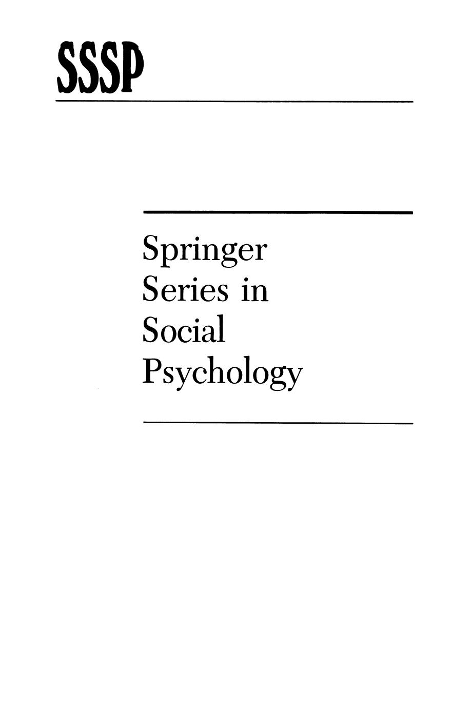 Entrapment in Escalating Conflicts: A Social Psychological Analysis by Joel Brockner Jeffrey Z. Rubin (auth.)