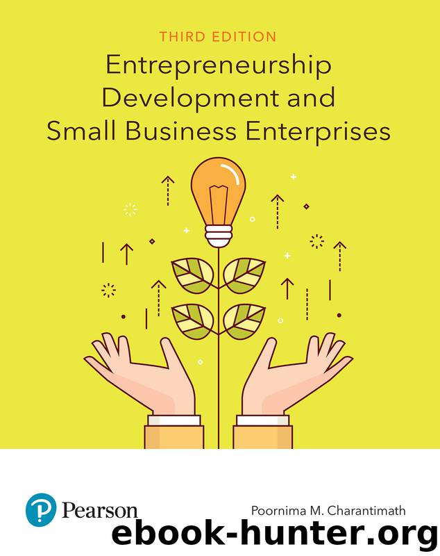 Entrepreneurship Development and Small Business Enterprises, 3e by Charantimath Poornima M