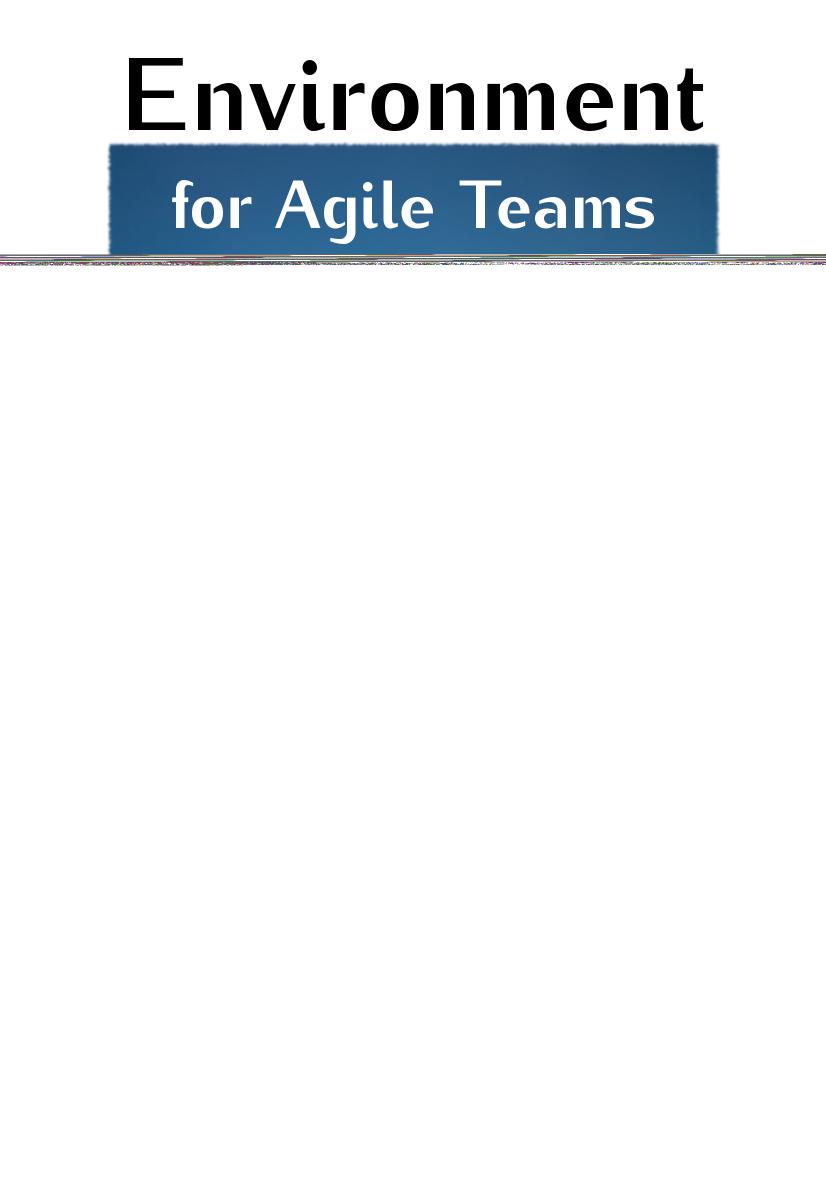 Environment for Agile Teams by Andy Brandt