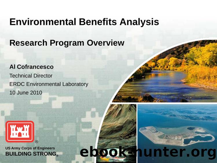 Environmental Benefits Analysis Research Program Overview by Al Cofrancesco