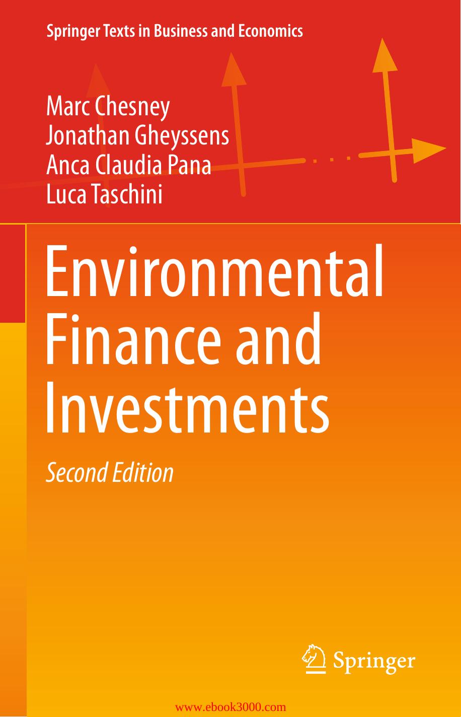 Environmental Finance and Investments, 2nd edition by Unknow