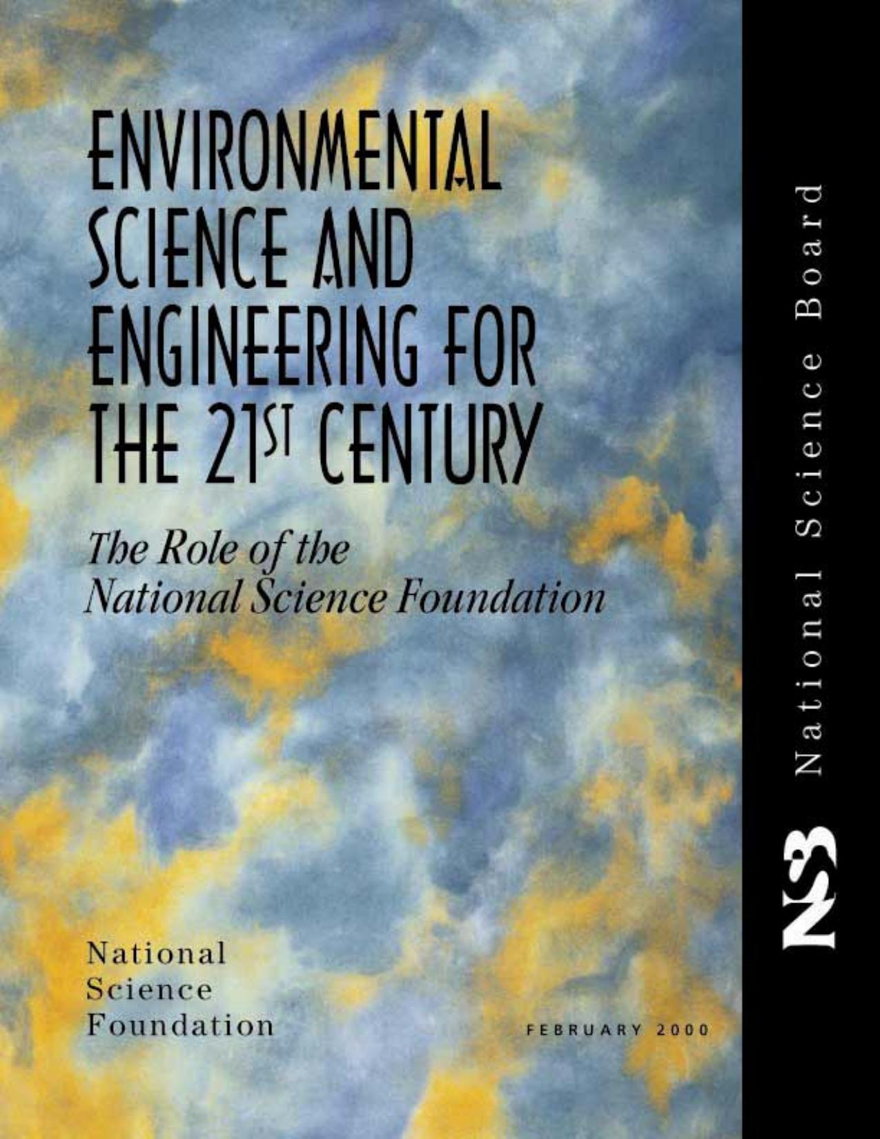 Environmental Science and Engineering for the 21st Century by National Science Foundation