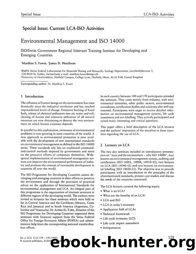 Environmental management and ISO 14000 by Unknown
