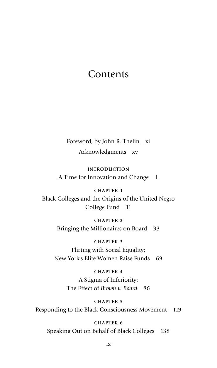 Envisioning Black Colleges: A History of the United Negro College Fund by Marybeth Gasman foreword by John R. Thelin