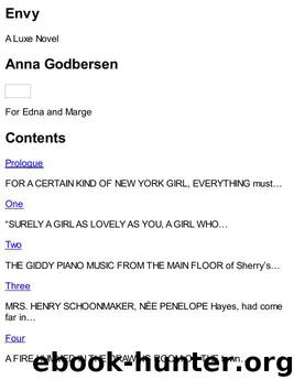 Envy by Anna Godbersen