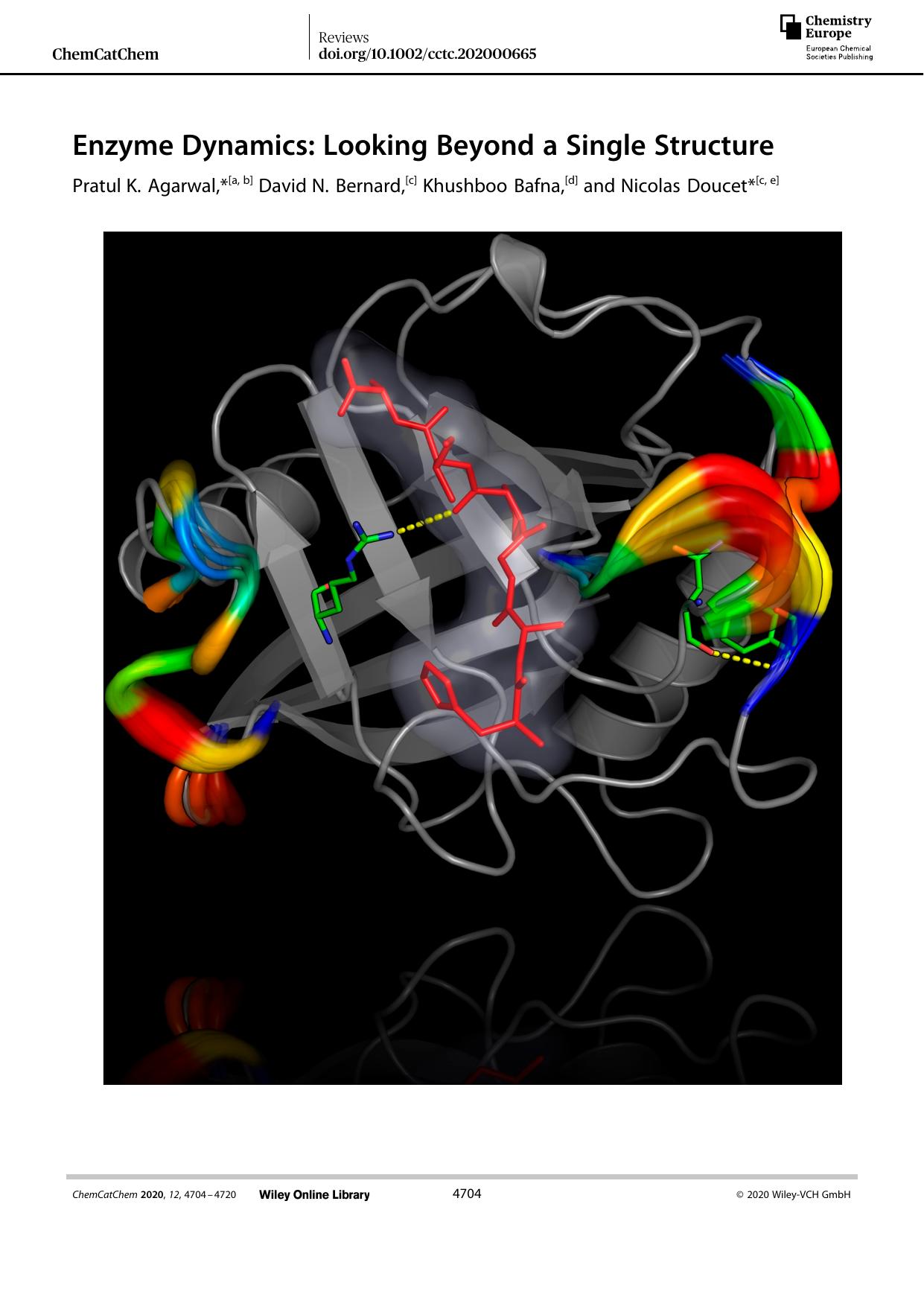 Enzyme Dynamics: Looking Beyond a Single Structure by Unknown